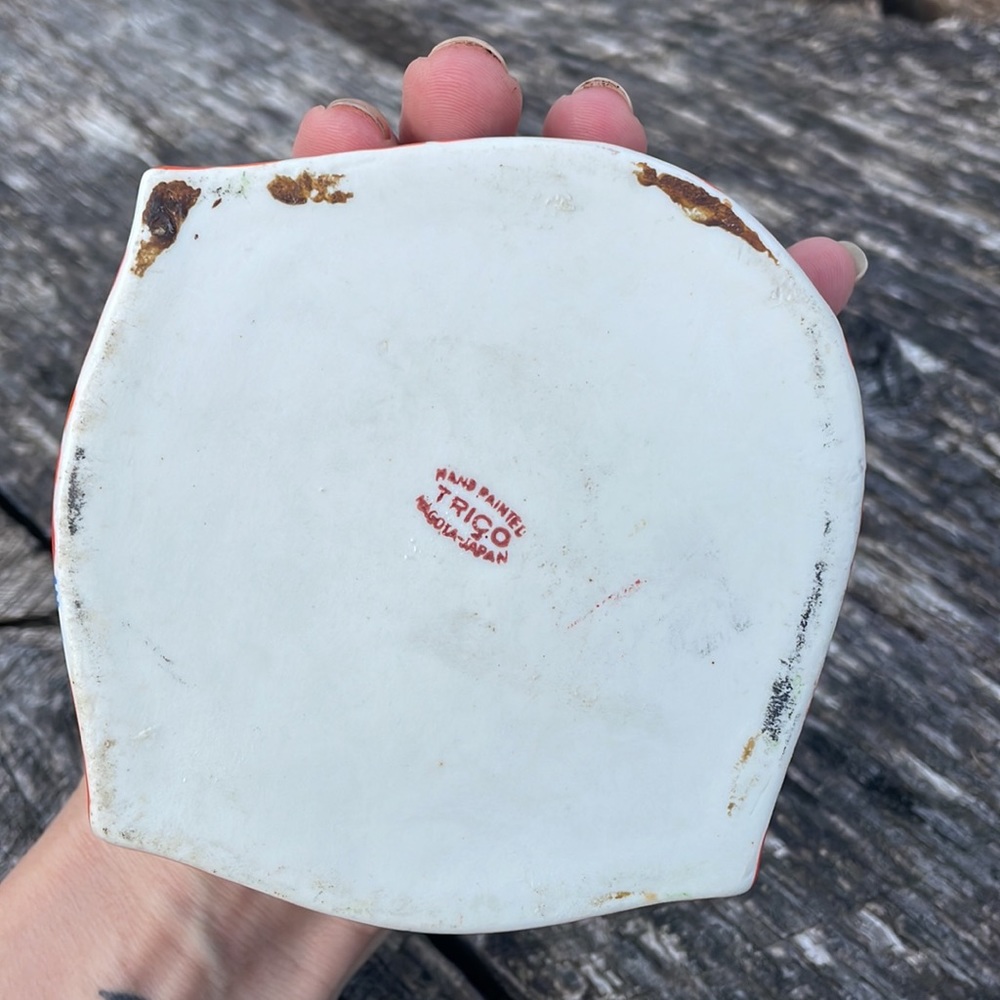 VTG Hand Painted Porcelain Ashtray - Picture 3 of 4